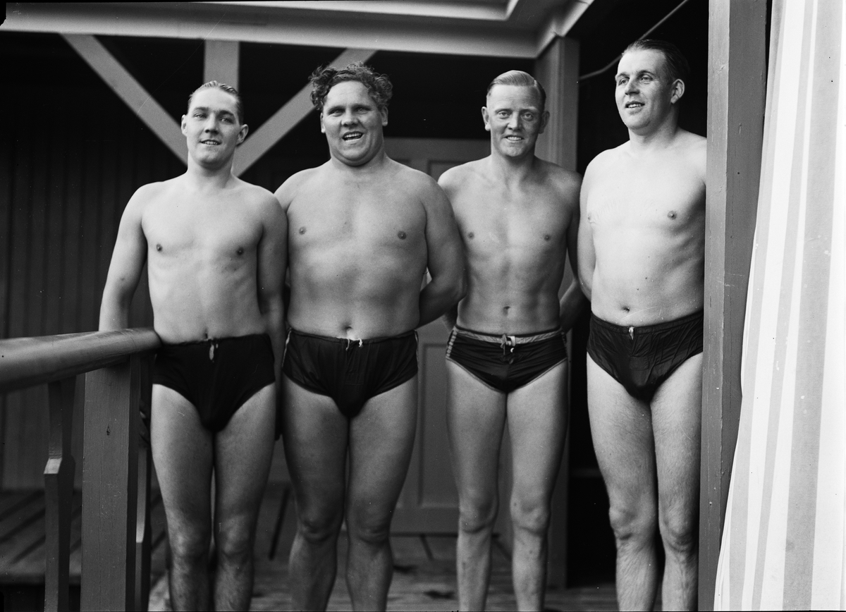 Paul Sandberg, Ett av de främsta lagen i korporationssimningen i Fyrisbadet - AB Josef Erikssons herrlag