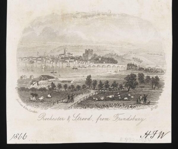 Unknown, Rochester & Strood from Frindsbury