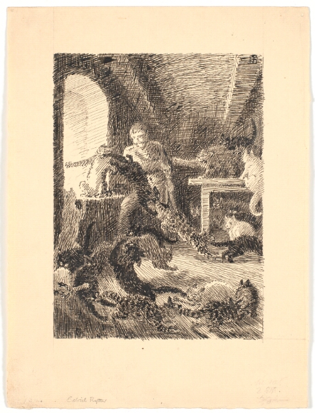 Niels Skovgaard, Gabriel rytter og Heksene