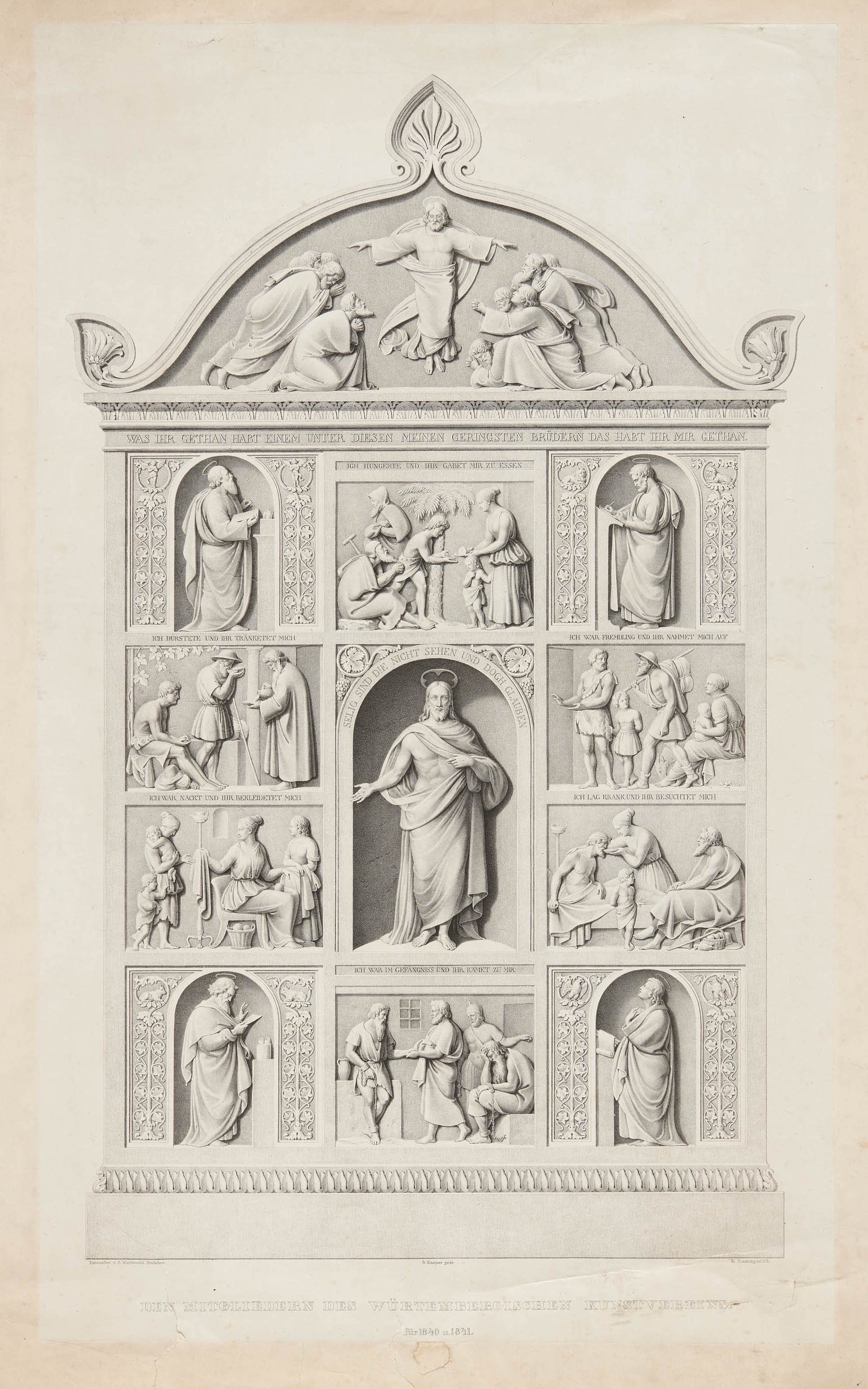 Eberhard Emminger, "Den Mitgliedern des Würtembergischen Kunstvereins für 1840 u. 1841."