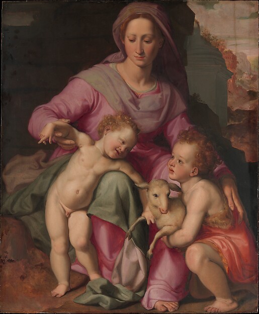 Santi di Tito, Madonna and Child with the Infant Saint John the Baptist