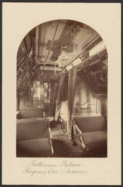 Carleton Watkins, Pullman Palace Sleeping Car (Interior)