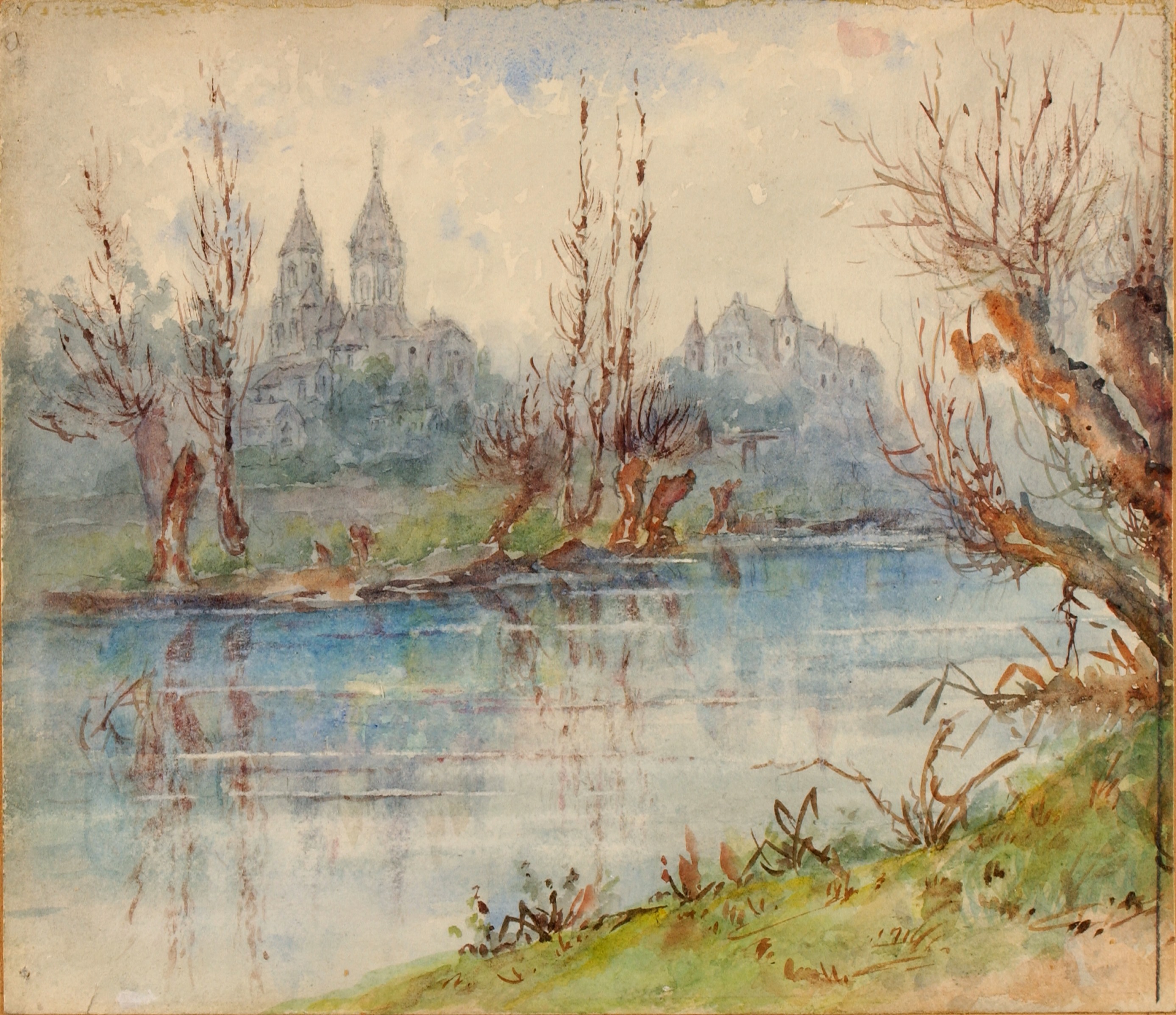 Unidentified, View of Cathedral and Palaces