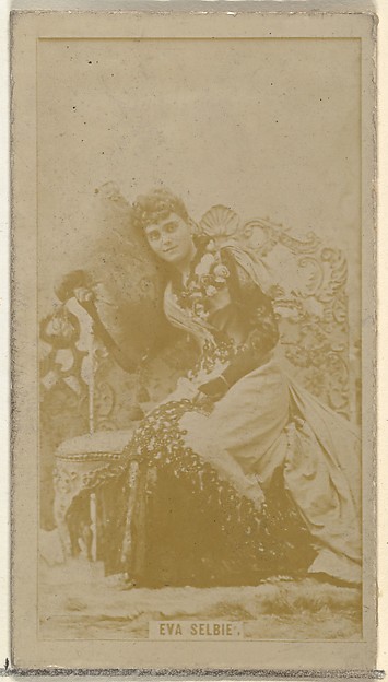 W. Duke, Sons & Co., Eva Selbie, from the Actors and Actresses series (N145-8) issued by Duke Sons & Co. to promote Duke Cigarettes