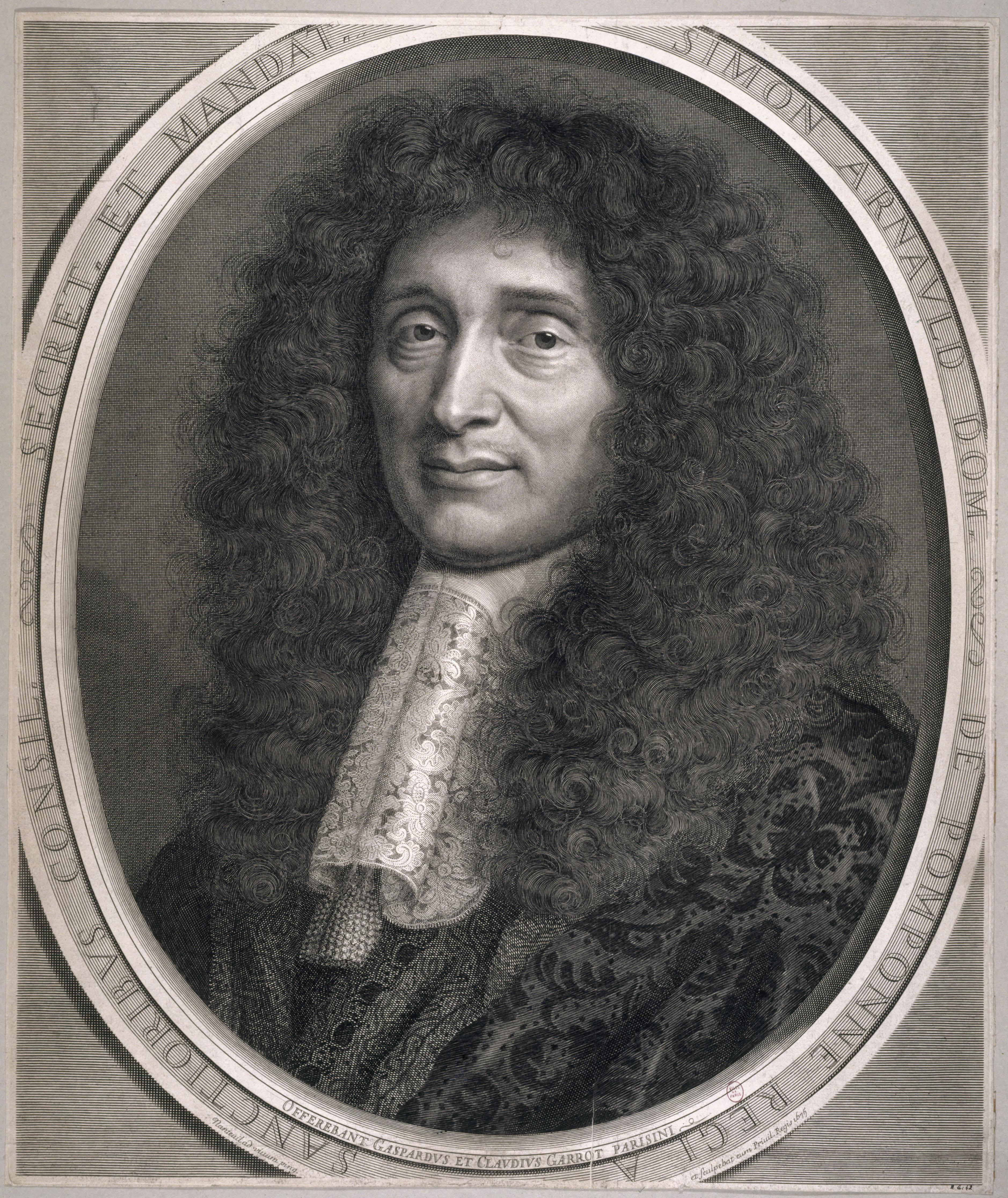 Robert Nanteuil, Simon Arnauld, marquis de Pomponne.