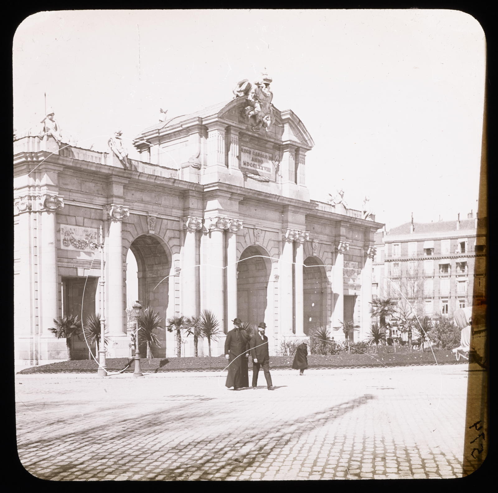 Desconegut, La Porte l'Alcalà. Madrid Mazo, E.