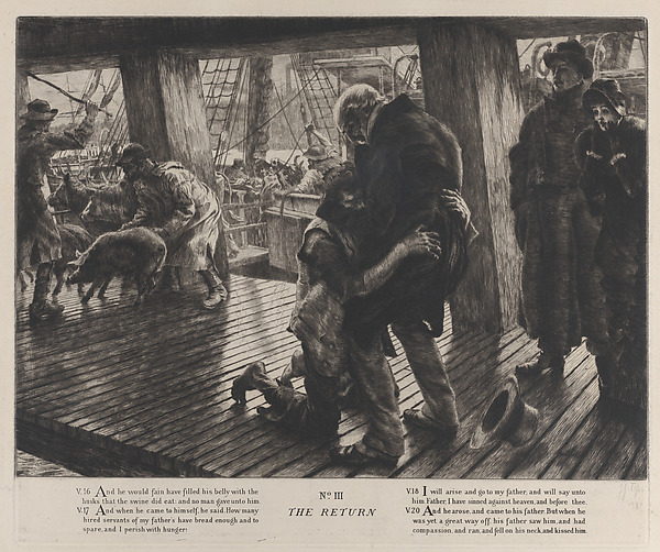 James Tissot, The Parable of the Prodigal Son, No. III: The Return