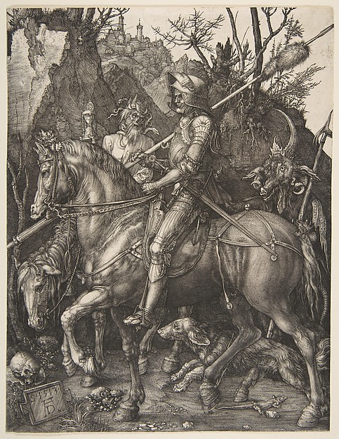 Albrecht Dürer, Knight, Death, and the Devil