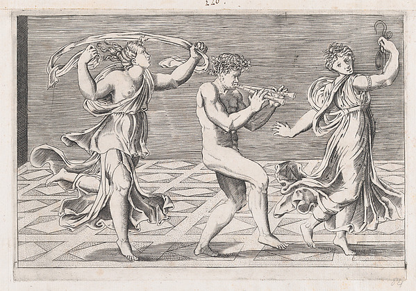 Anonymous, Dance of Fauns and Bacchants, from "Speculum Romanae Magnificentiae"