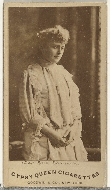 Goodwin & Company, Eva Shannon, from the Actors and Actresses series (N171) for Gypsy Queen Cigarettes