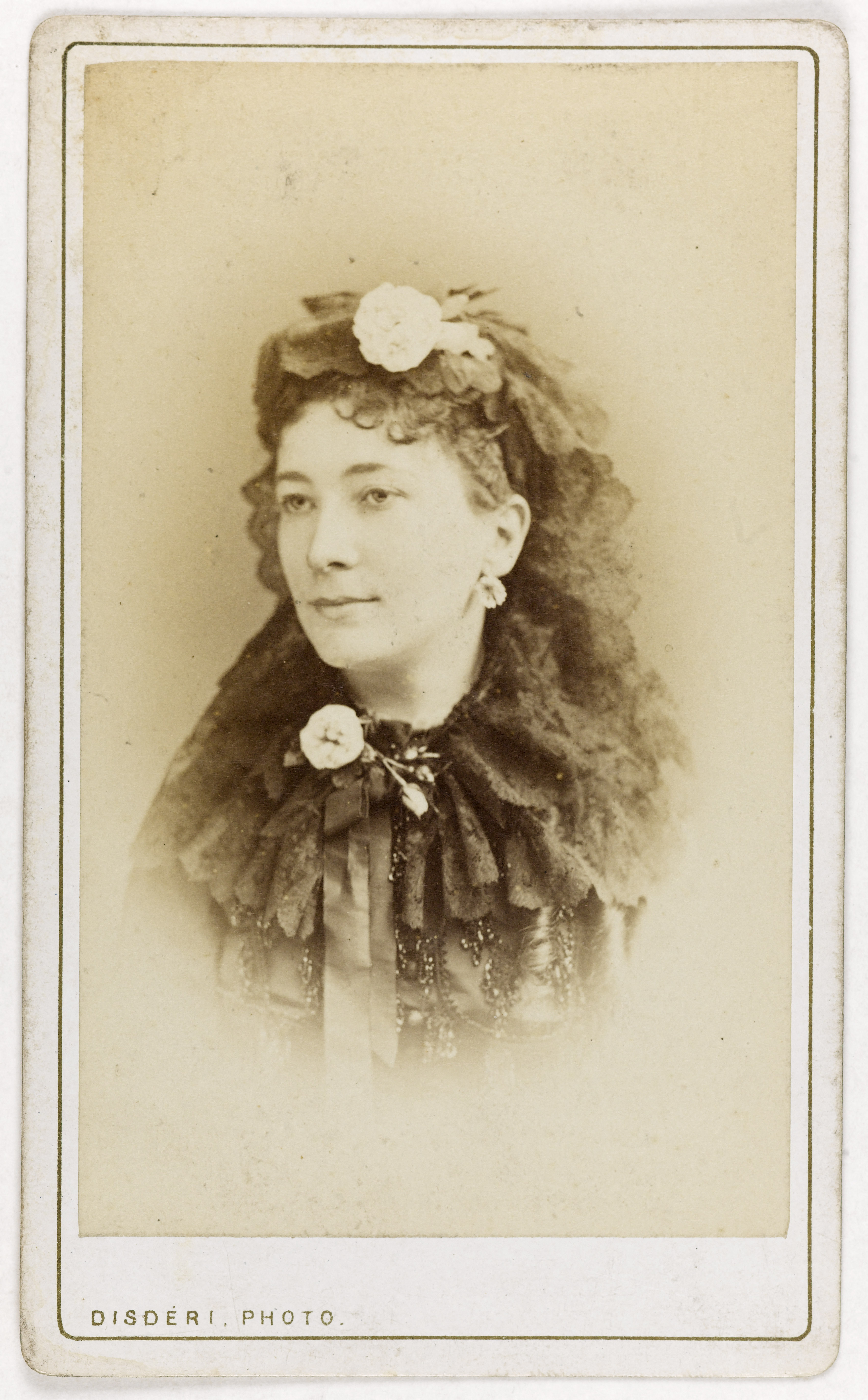André-Adolphe-Eugène Disdéri, Portrait de Valker, actrice ?