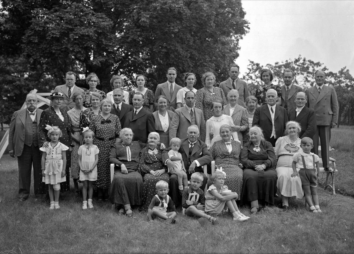 Paul Sandberg, Släktgrupp, Uppland 1939