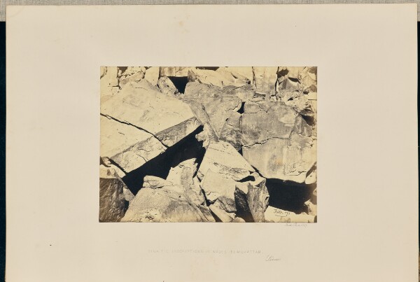 Francis Frith, Sinaitic Inscriptions in Wadee El-Mukattab, Sinai
