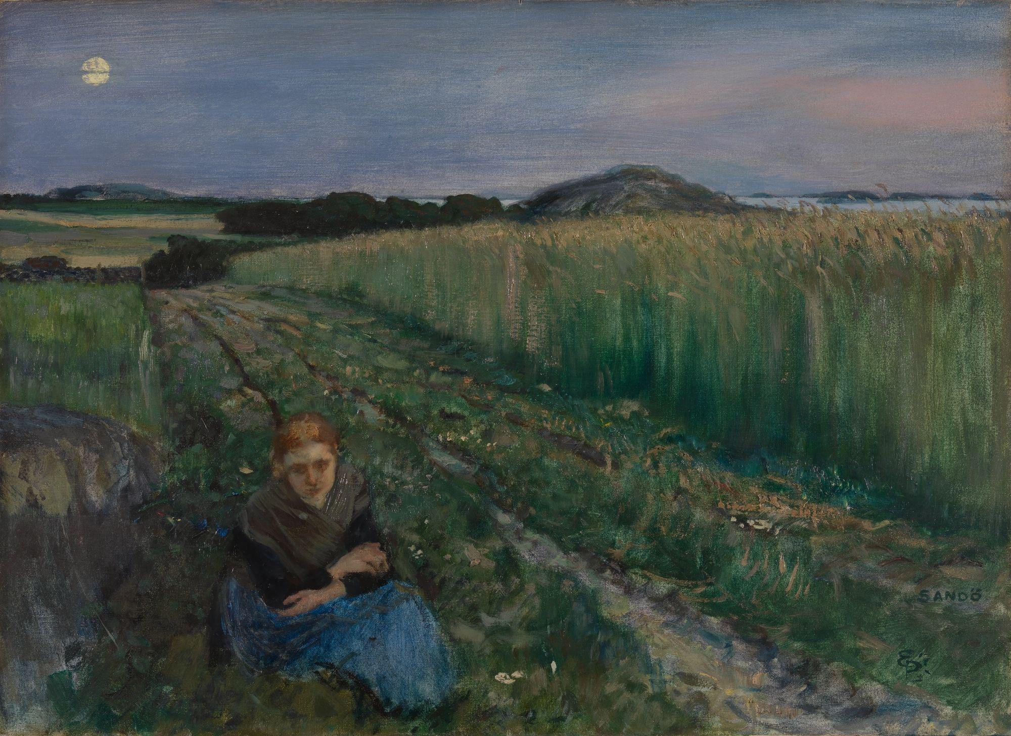 Eilif Peterssen, Summer Night at Sandø