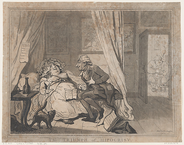 Thomas Rowlandson, The Triumph of Hypocrisy
