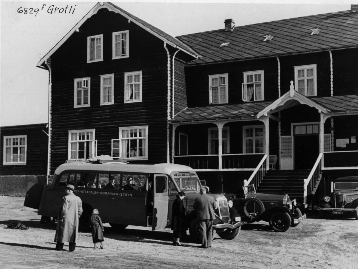 Anders Beer Wilse, Samferdsel Bil Buss Grotli Hotell.