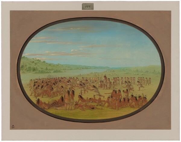George Catlin, Ball-Play of the Women - Sioux
