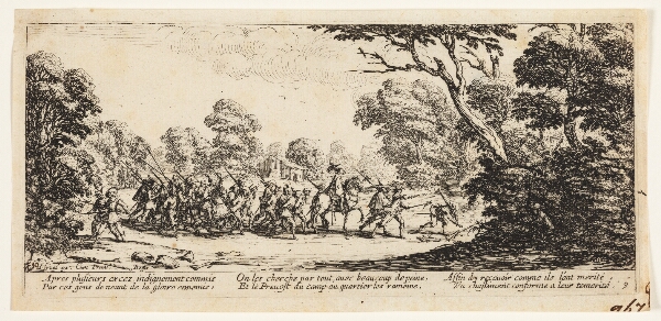 Jacques Callot, Uregerlige soldater opspores