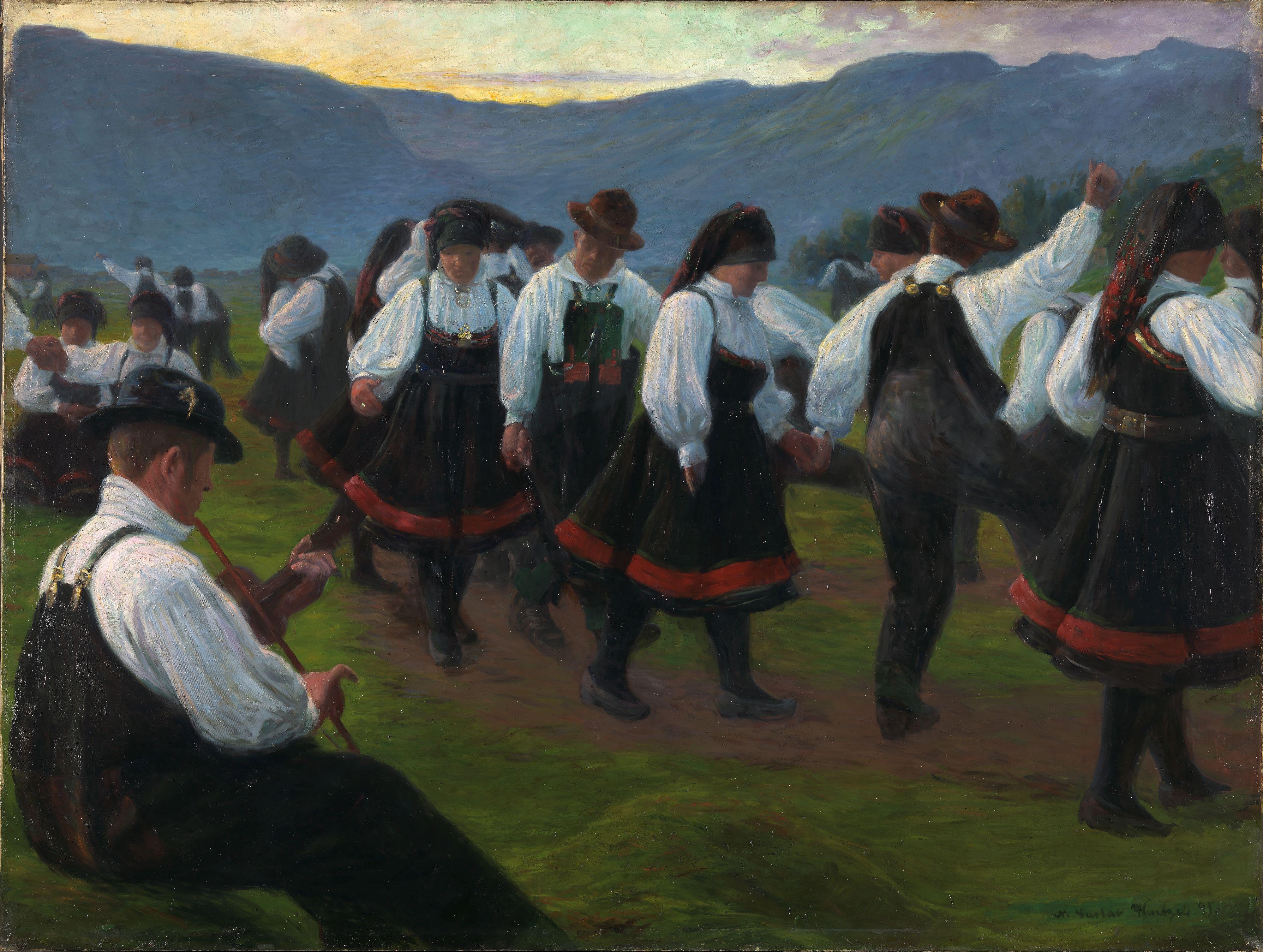 Gustav Wentzel, Dance in Setesdal