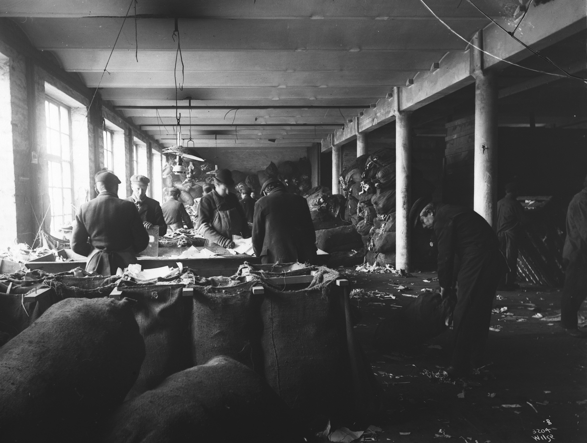 Anders Beer Wilse, Prot: Frelsesarmèen Arbeid Papiraffald Sortering