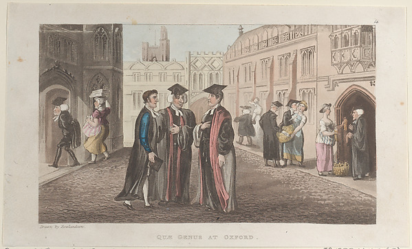 Thomas Rowlandson, Quae Genus at Oxford