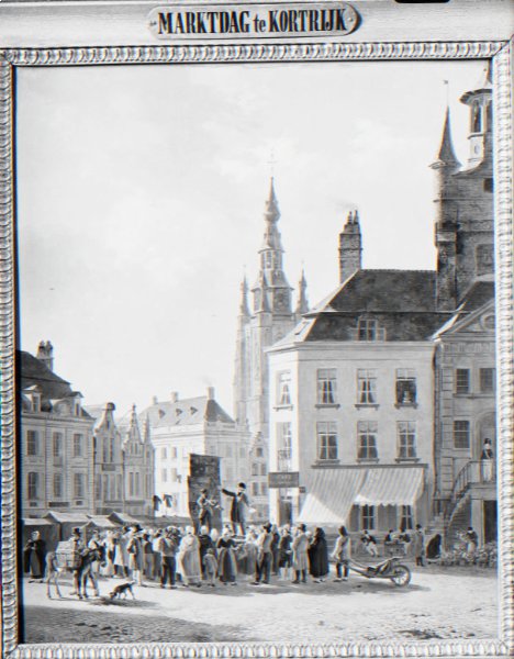 Jan Baptiste De Jonghe, Market Day in Courtrai