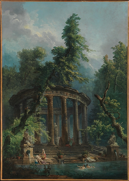 Hubert Robert, The Bathing Pool