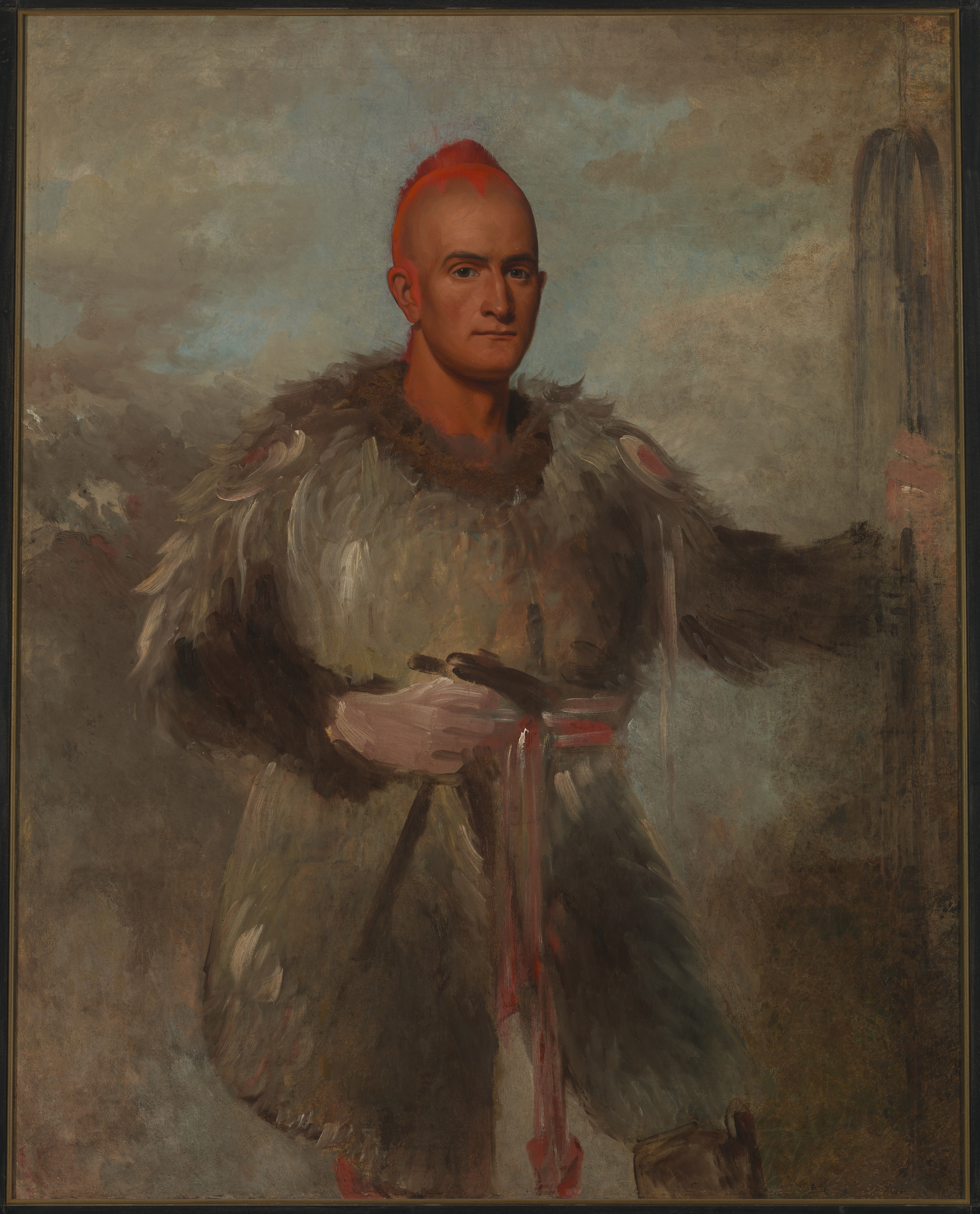 George Catlin, Theodore Burr Catlin, in Indian Costume