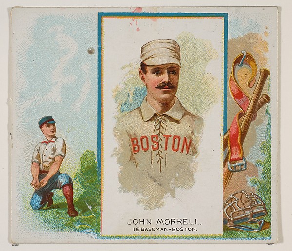 Allen & Ginter, John Morrell, 1st Baseman, Boston, from World's Champions, Second Series (N43) for Allen & Ginter Cigarettes