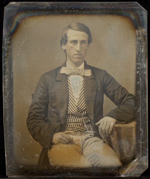Jacob Byerly, [Portrait of a Seated Man with Large Bow Tie]