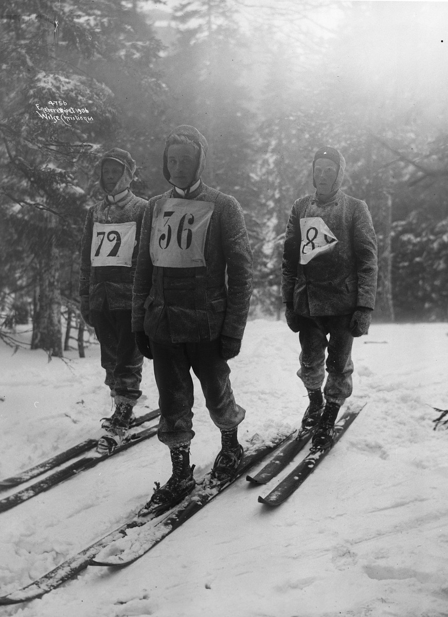 Anders Beer Wilse, Prot: Holmenkollen - Gruppe Trysilguttene 8/3 1906