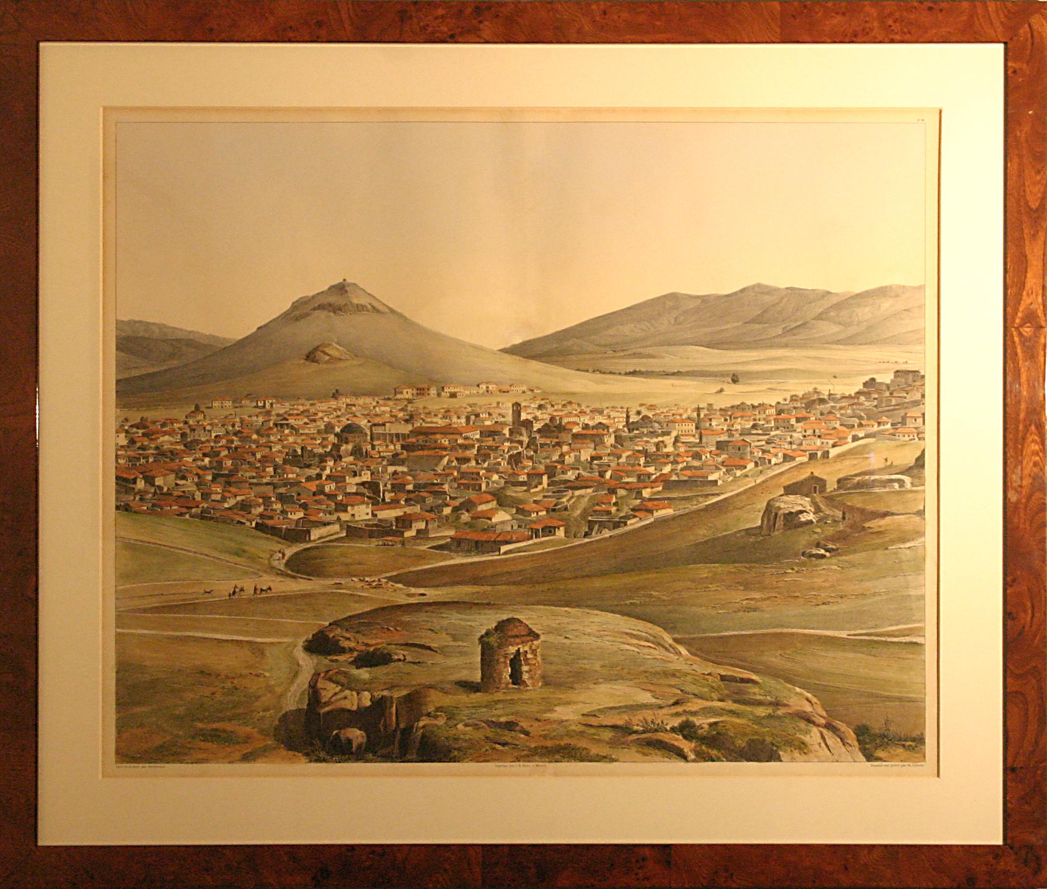 Stademann August Ferdinand, Πανόραμα: Λυκαβηττός (Panoramablatt Nro. 10: Lykabettos)