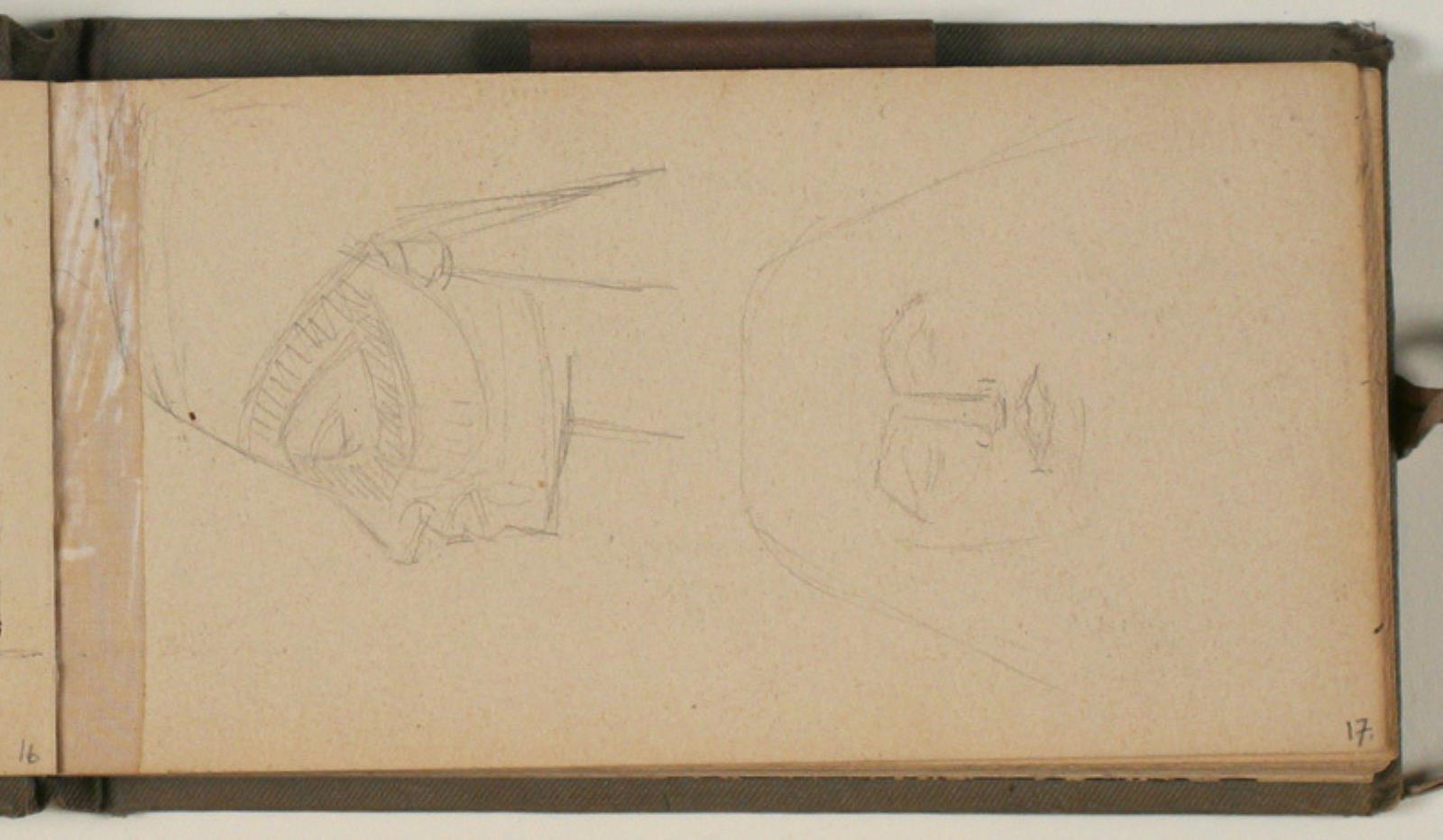 Niels Larsen Stevns, Studie af ægyptiske hoveder