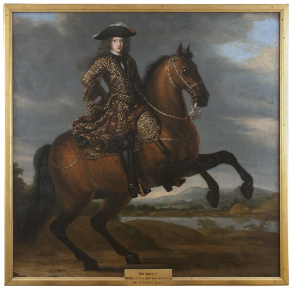 David Klöcker Ehrenstrahl (Attributed to), Fredrik IV, 1671-1702, hertig av Holstein-Gottorp, g.m. Hedvig Sofia, prinsessa av Sverige