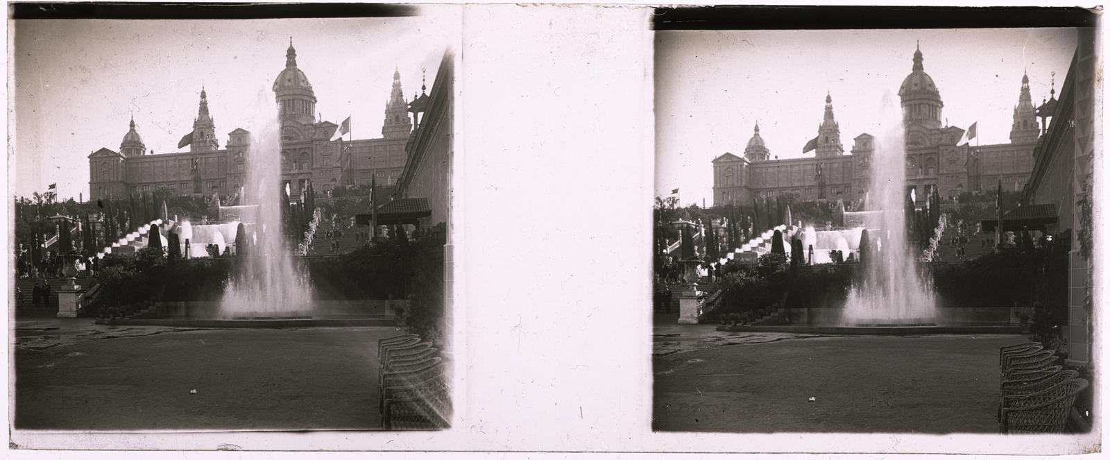 Desconegut, [Sources and palace of Montjuïc]