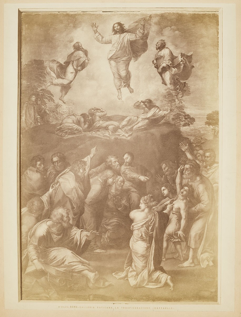 Fratelli Alinari, Raffaello Sanzio: Verklärung (Transfiguration) Christi, Pinakothek der Vatikanischen Museen, Rom