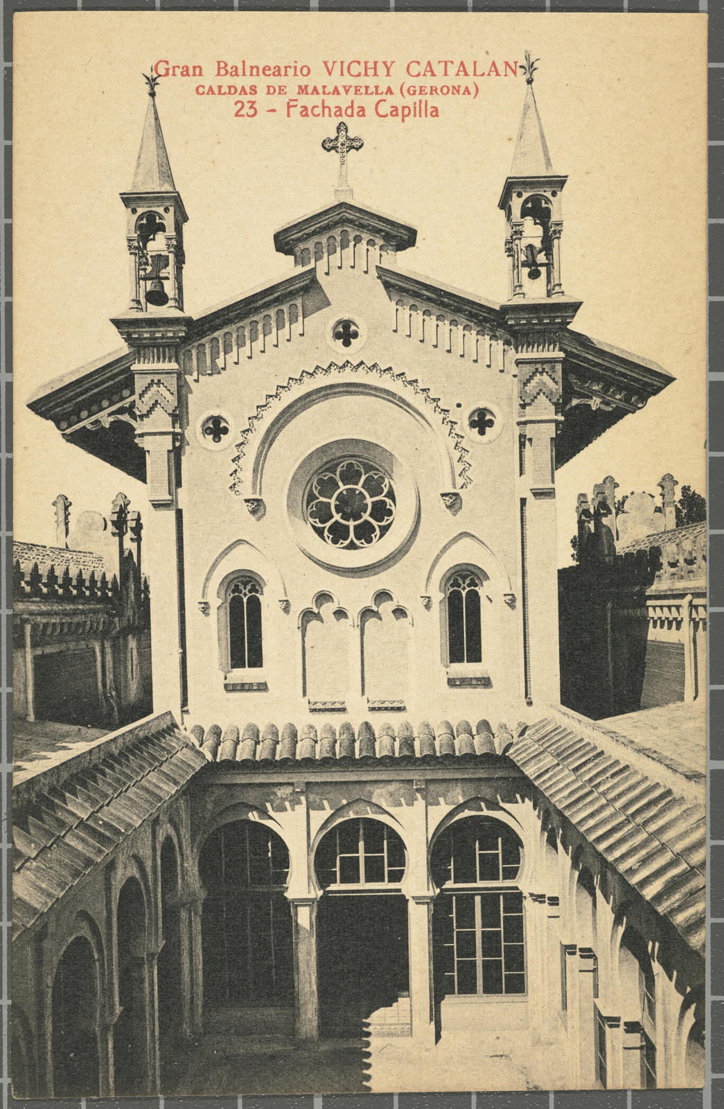 Josep Thomas Bigas, Gran Balneario VICHY CATALAN CALDAS DE MALAVELLA (Gerona) 23 - Fachada Capilla