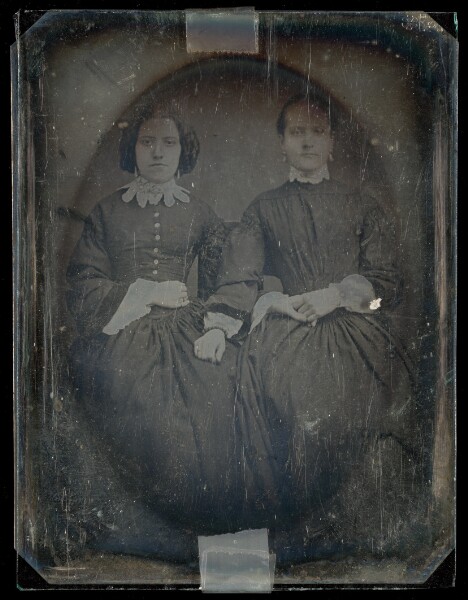 Unknown, [Portrait of Two Seated Women]
