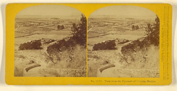 Benjamin West Kilburn, View from the Pyramid of Cholula, Mexico.