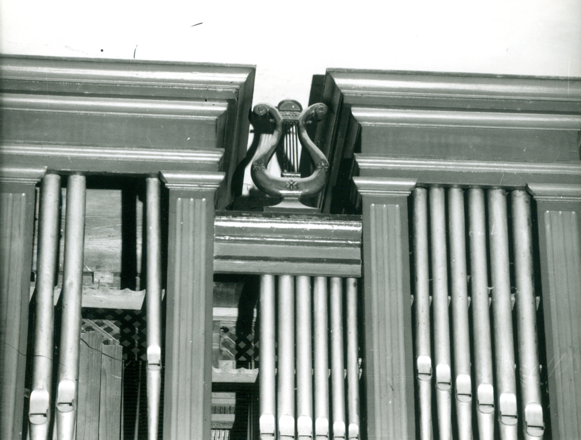 Nino Vranić, Zagreb (Zagreb) - Kapela sv. Roka, Rokov perivoj - Detalj prospekta - gornji dio