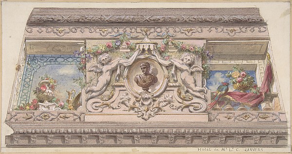 Jules-Edmond-Charles Lachaise, Design for Cove, Hôtel Cahen d'Anvers
