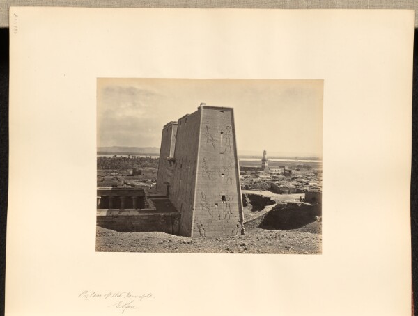 Francis Frith, Pylon of the Temple, Edfou