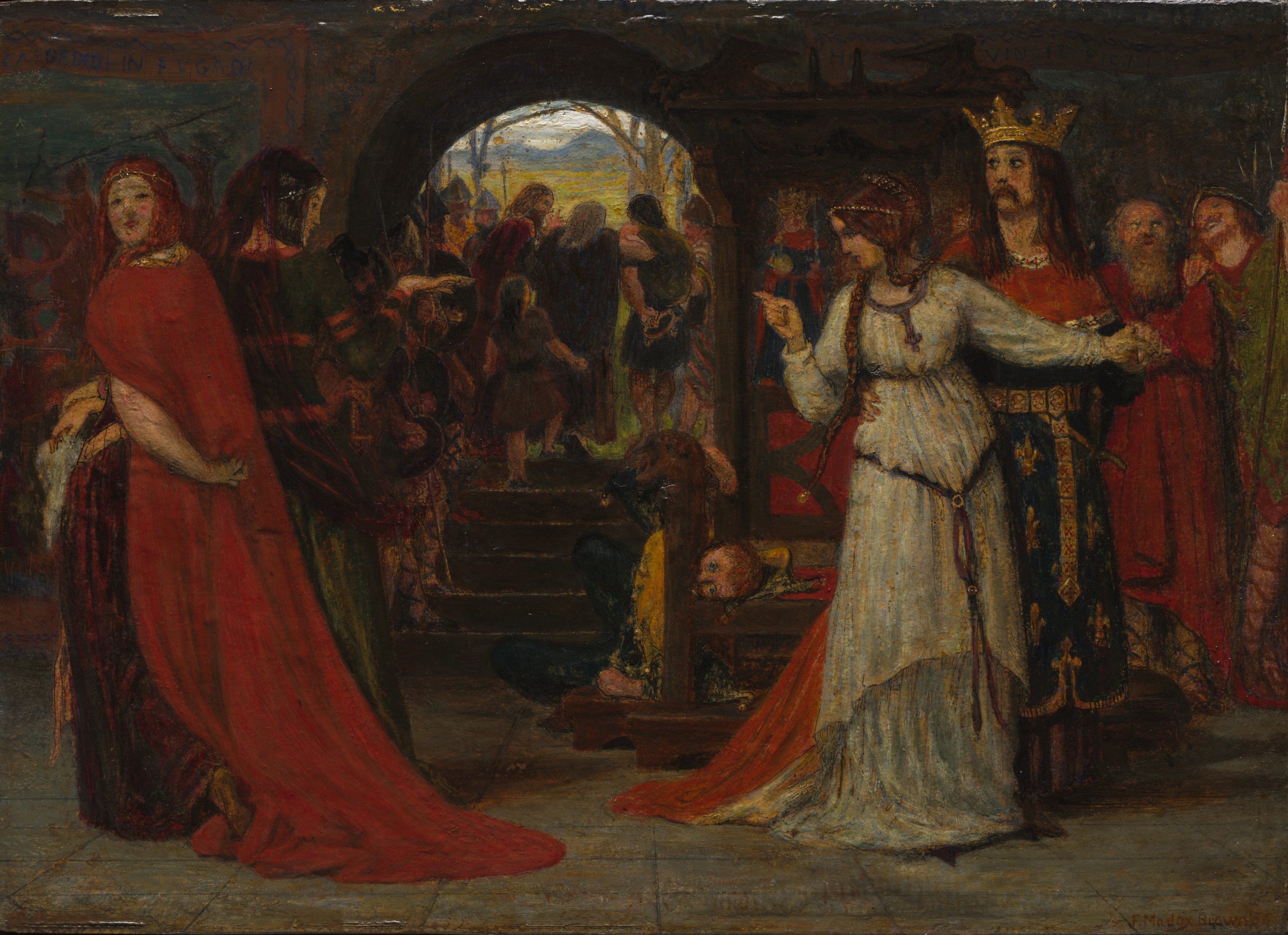 Ford Madox Brown, Cordelia Parting from her Sisters