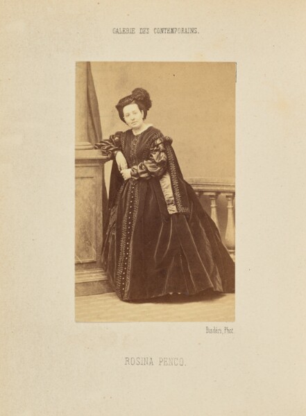 André Adolphe-Eugène Disdéri, Rosina Penco