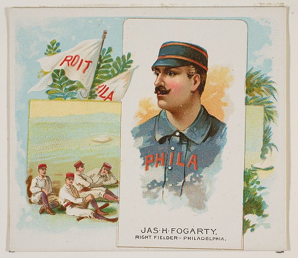 Allen & Ginter, James H. Fogarty, Right Fielder, Philadelphia, from World's Champions, Second Series (N43) for Allen & Ginter Cigarettes