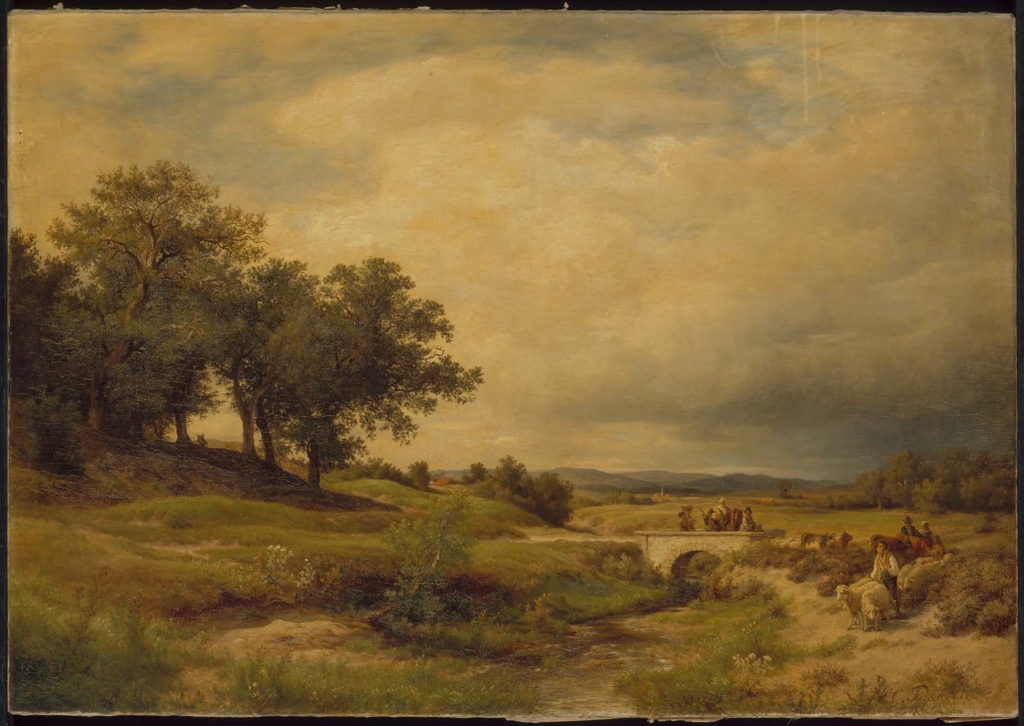 Edward C. Post, Landscape with Sheep