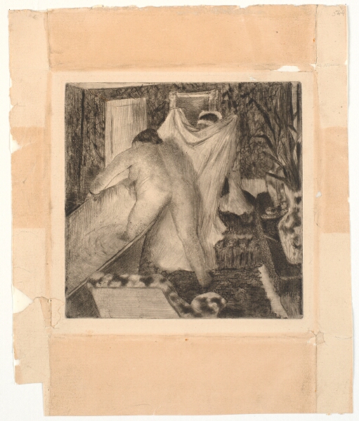 Edgar Degas, La sortie du bain