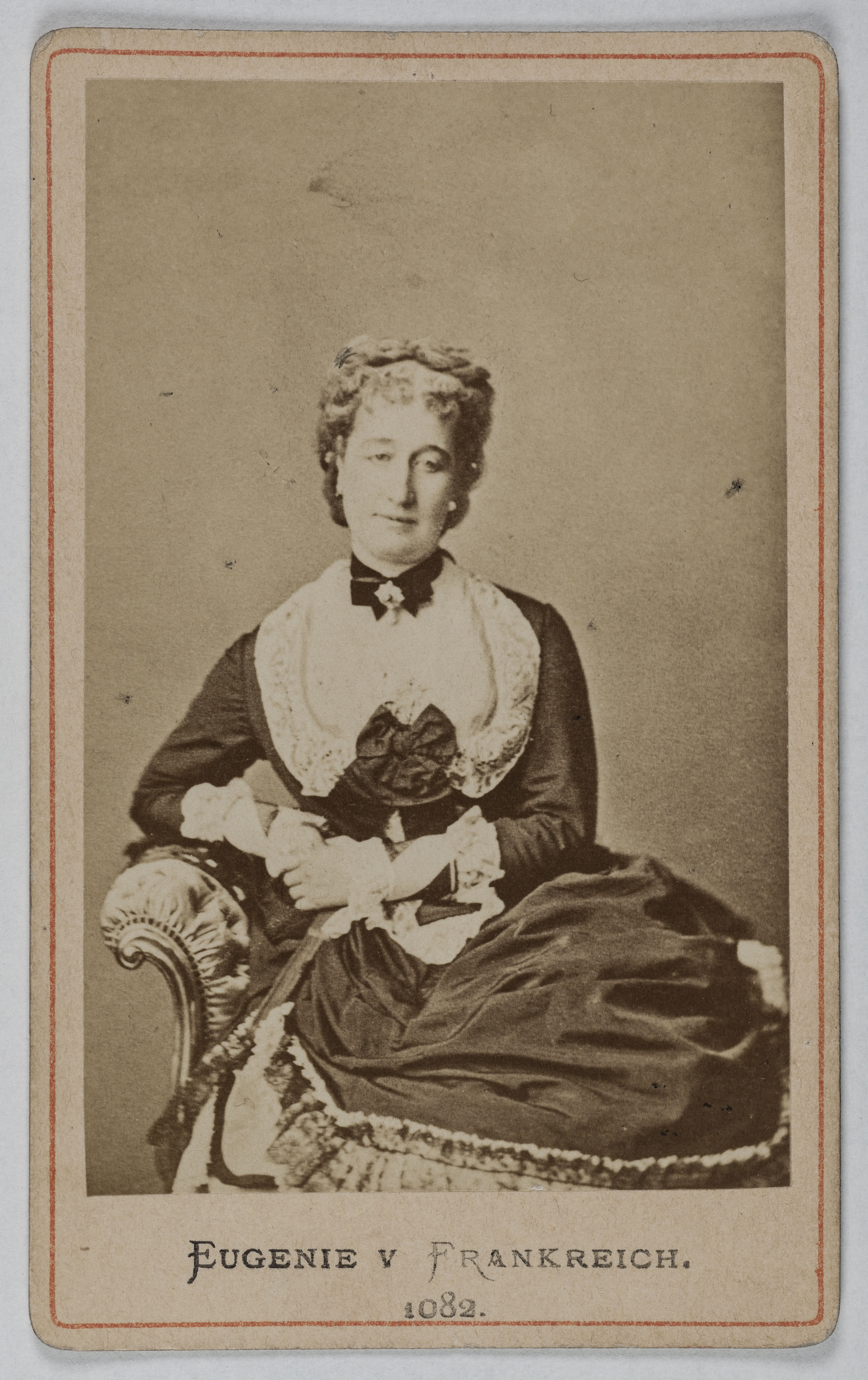 Anonyme, Portrait de l'impératrice Eugénie, (Eugénie de Montijo), (1826-1920)