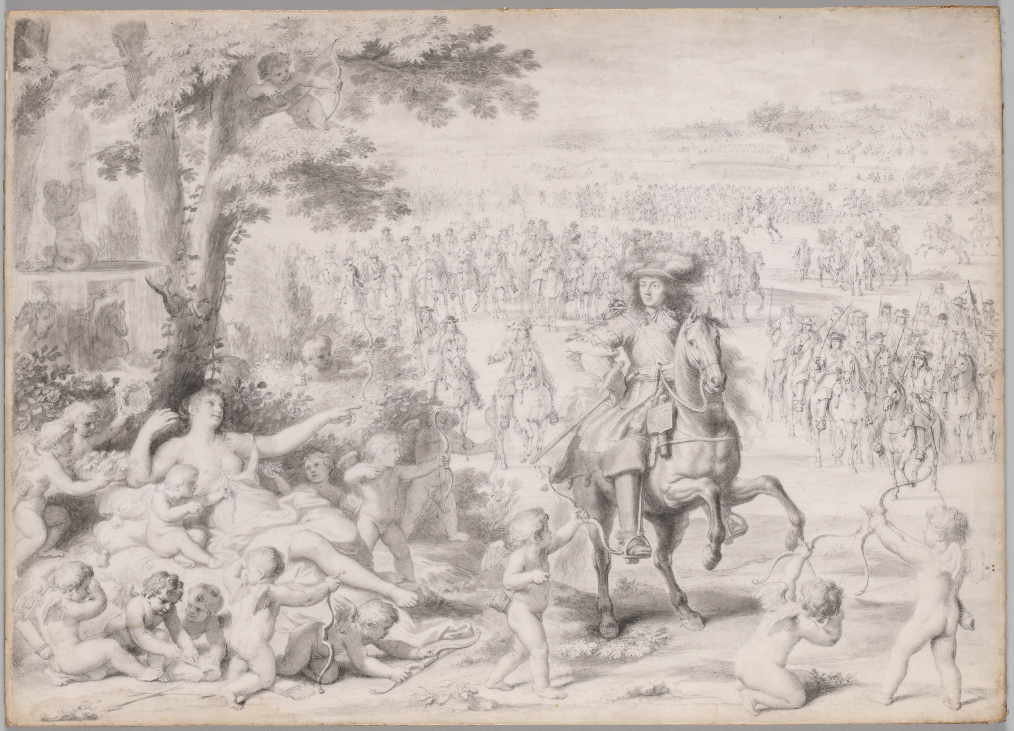 Charles Le Brun, Louis XIV Captured by Venus