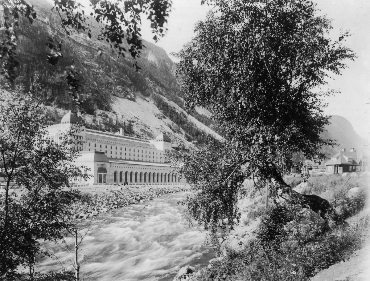 Anders Beer Wilse, Såheim kraftverk, Tinn, Telemark, 1916.